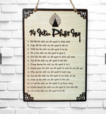  Bảng gỗ Phật Pháp trang trí, Tranh gỗ Phật Pháp decor treo tường 