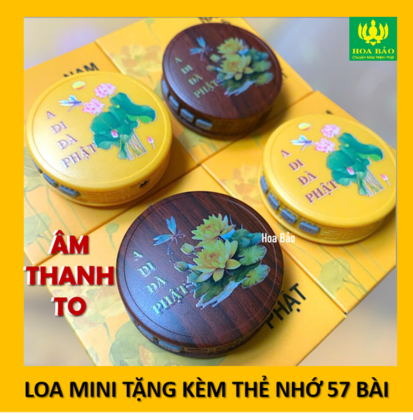  Máy Niệm Phật Mini Sen MỚI – Tặng kèm thẻ nhớ 57 Bài - LOA X8L 