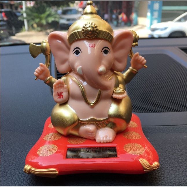  Tượng Voi Thần Ganesha Trí Tuệ sử dụng năng lượng mặt trời 