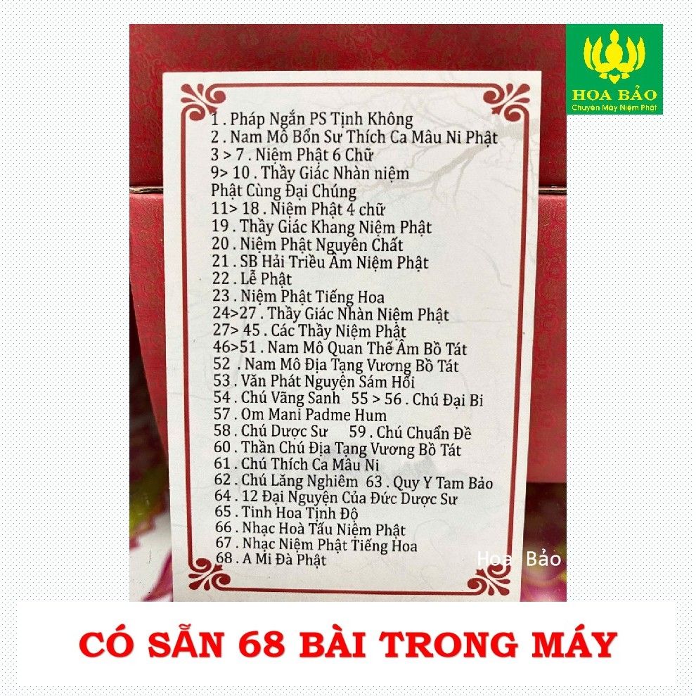  Máy Pha Lê MỚI có phím số, sẵn 68 bài 