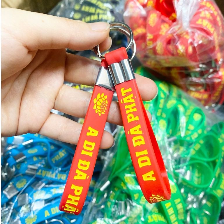  Combo 100 Móc Khóa dây A Di Đà Phật 