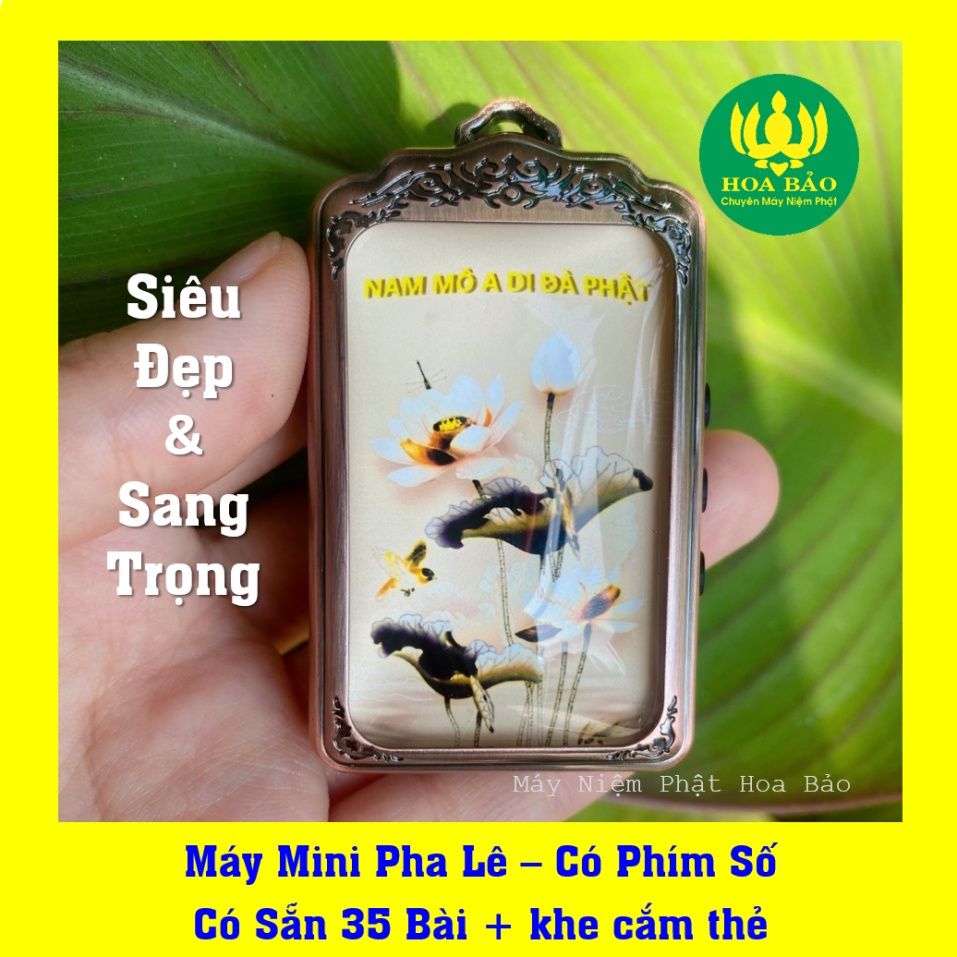  ́ ̣̂ ̣̂  có phím số - Pha Lê Đồng Siêu Đẹp, có sẵn 35 bài, khe cắm thẻ nhớ 
