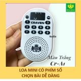  ✅Mới về✅ Loa MINI Craven A1 - Loa gắn thẻ Tụng Kinh, Học Tiếng Anh rất tiện lợi, Loa mini tắm ngôn ngữ trẻ em 
