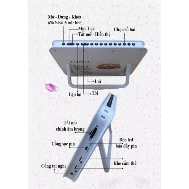  Máy MP4 Nghe Pháp Xem Clip - Máy MP4 Cao Cấp Chuẩn Tịnh Tông 