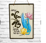  Bảng gỗ Phật Pháp trang trí, Tranh gỗ Phật Pháp decor treo tường 