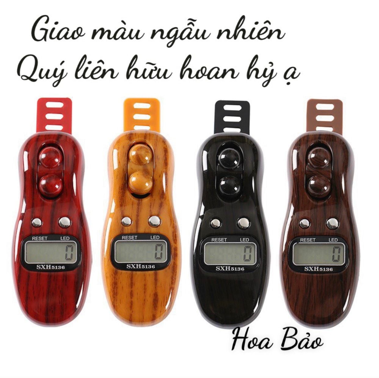  Máy Đếm Số Niệm Phật, có đèn led - Dạng chuỗi Cao Cấp 