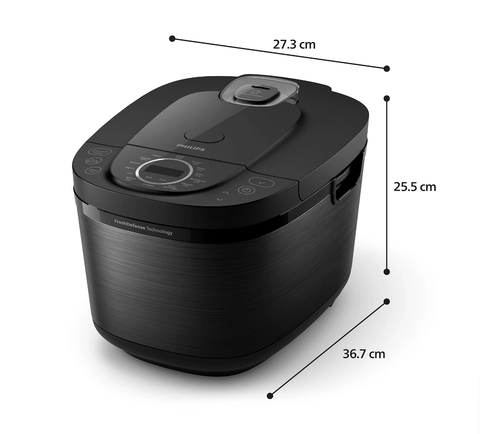 Nồi cơm điện tử Philips HD4814/31 (đen) 1.8 lít