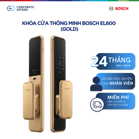 Khoá thông minh Bosch EL600 | EL600 Vàng Gold