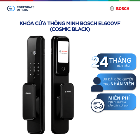 Khoá Thông Minh Bosch EL600VF | EL600VF Đen