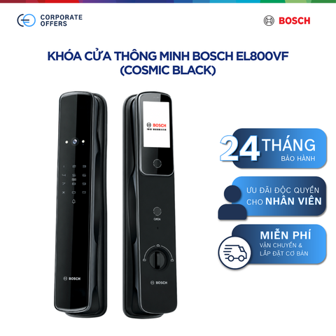 Khoá Thông Minh Bosch EL800VF | EL800VF Đen