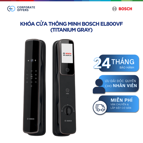 Khoá Thông Minh Bosch EL800VF | EL800VF Xám