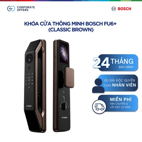 Khoá Thông Minh Bosch FU6+ | FU6+ Nâu Đồng
