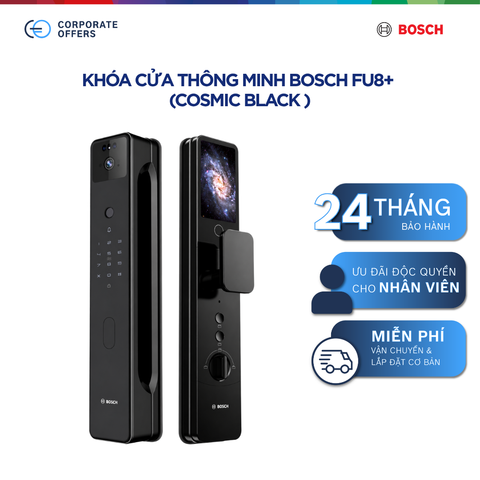 Khoá Thông Minh Bosch FU8+ | FU8+ Đen