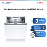 Máy rửa chén bát bán âm Bosch SMI8ZDS81T - Series 8
