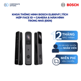 Khoá Thông Minh Bosch EL800VF | Tích Hợp Face ID + Camera & Màn Hình Trong Nhà (Đen)