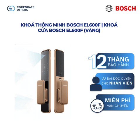 Khoá Thông Minh Bosch EL600F | Khoá Cửa Bosch EL600F (Vàng)