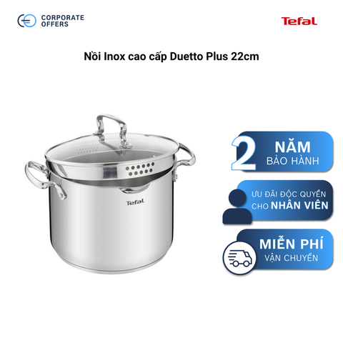Nồi Inox cao cấp Duetto Plus 22cm