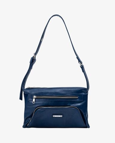  Pillow Outer Pocket Zip Bag - Blue 