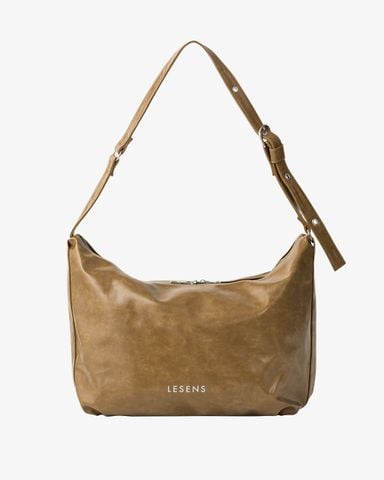  Aimee Faux Leather Shoulder Bag - Caramel 