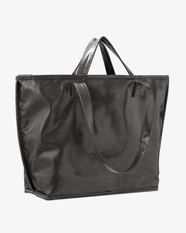  Andiamo Faux Leather Tote Bag - Storm Gray 