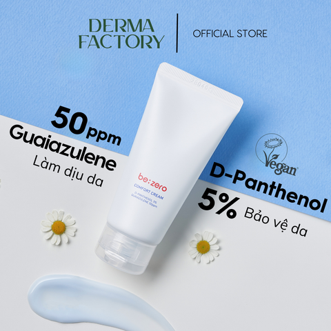  Kem dưỡng làm dịu cho da nhạy cảm Derma Factory BE;ZERO Comfort Cream 80ml 