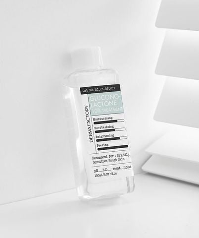  Nước cân bằng tẩy tế bào chết và làm sáng da Derma Factory Gluconolactone 10% Treatment 150ml 