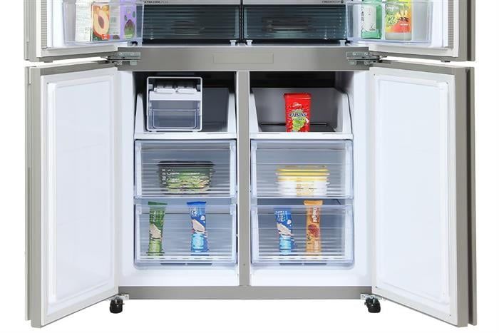Tủ lạnh Sharp Inverter 525 lít Multi Door SJ-FX610V-SL