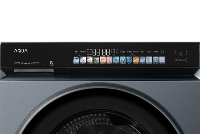Máy giặt sấy Aqua Inverter giặt 10 kg – sấy 6 kg AWD10-BP4377U1L(GN)