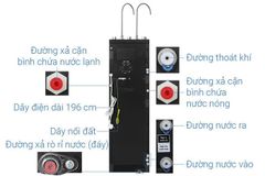 Máy lọc nước RO nóng nguội lạnh Hydrogen Toshiba TWP-WA2SVN(K) 10 lõi