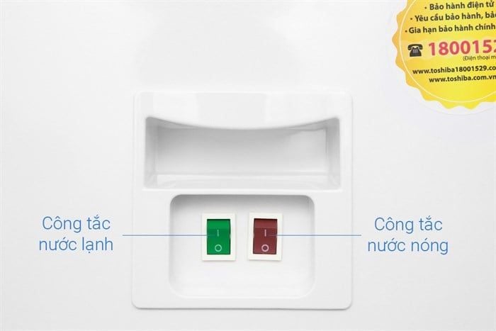 Cây nước nóng lạnh Toshiba RWF-W1664TV(W1) 670W