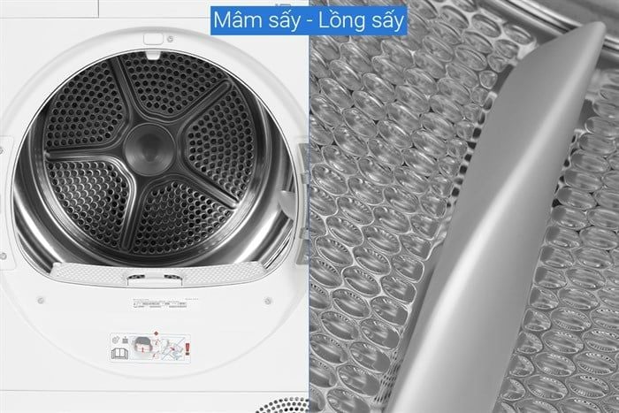 Máy sấy bơm nhiệt Bosch 9 kg WQG24570SG