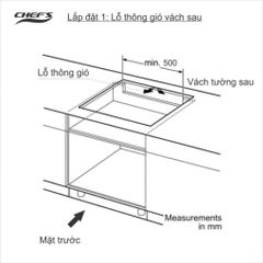 Bếp từ 2 vùng nấu Chef’s MID2009I Inverter kính Ceramic 4400W