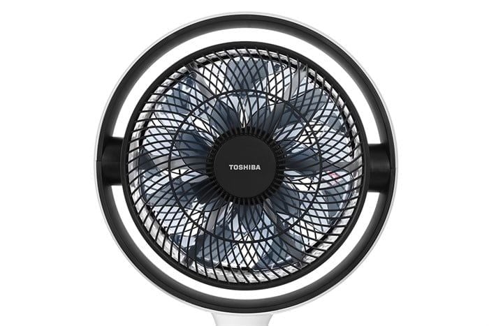 Quạt tuần hoàn Toshiba trước 7 cánh - sau 9 cánh F-DSC80XVN(W) 25W