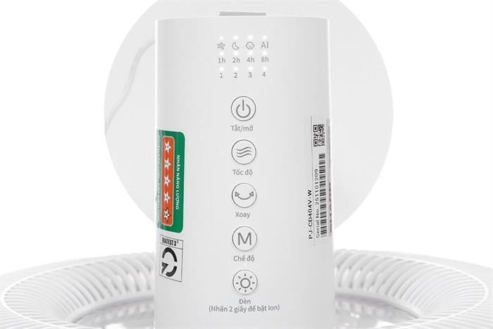 Quạt tuần hoàn Sharp 9 cánh PJ-CD404V-W 24W