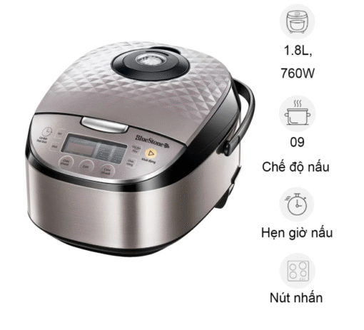 Nồi cơm điện tử BlueStone 1.8 lít RCB-5938