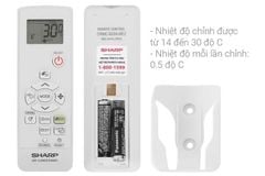 Điều hòa Sharp inverter 9000 BTU 1 chiều AH-X10CEWC