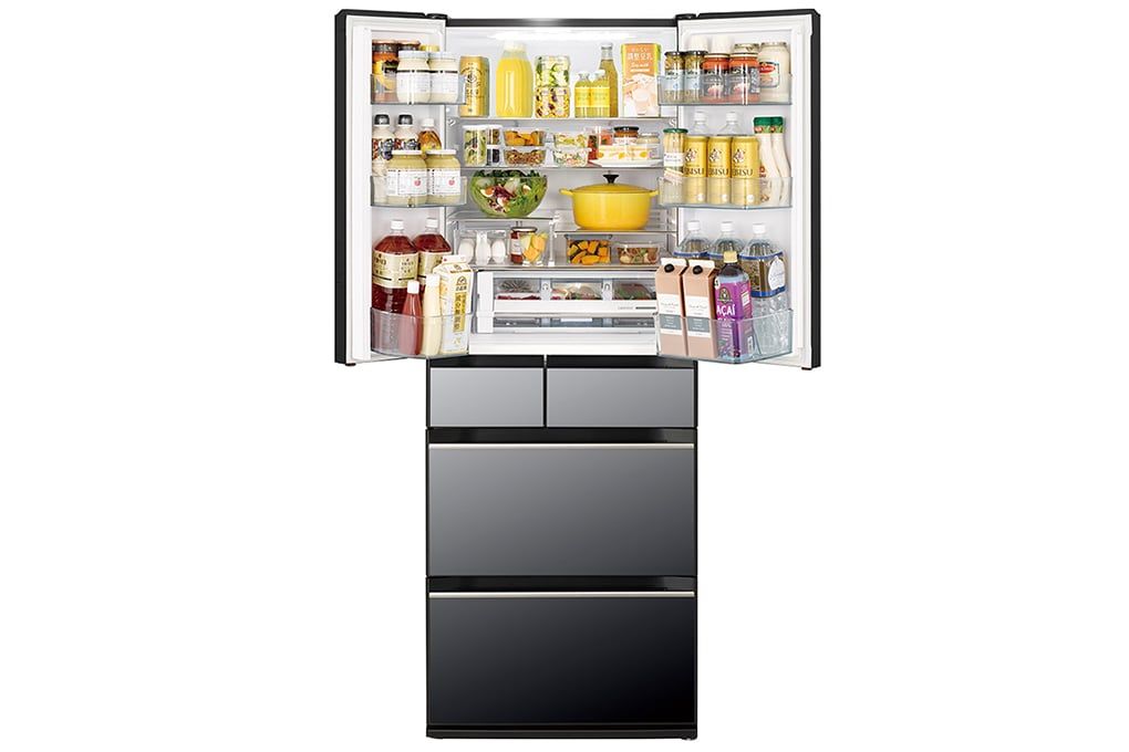 Tủ lạnh Hitachi Inverter 617 lít Multi Door R-HW620RV X