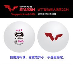 Bóng Yinhe ITTF có viền H40+ ( Yinhe hồng WTT) WTT