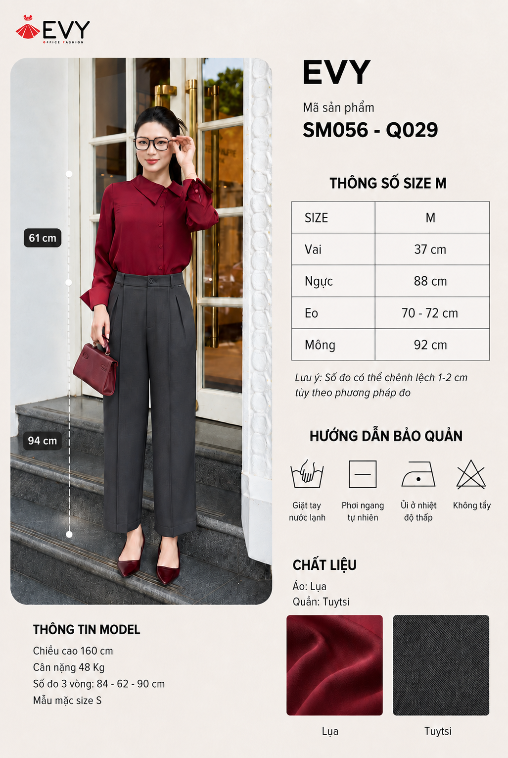  QUẦN ÂU Q029 