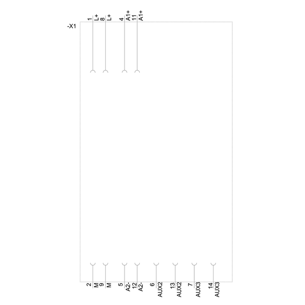 3RK1903-0AA00 Mô-đun đầu cuối cho mô-đun nguồn PM-D cho nhóm nguồn điện tiềm năng U1/U2 Siemens