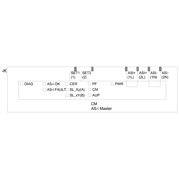 3RK7137-6SA00-0BC1 ET 200SP mô-đun giao tiếp CM AS-i master theo thông số kỹ thuật AS-i. V3.0 Siemens