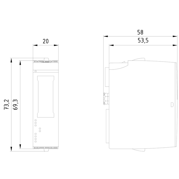 3RK7137-6SA00-0BC1 ET 200SP mô-đun giao tiếp CM AS-i master theo thông số kỹ thuật AS-i. V3.0 Siemens