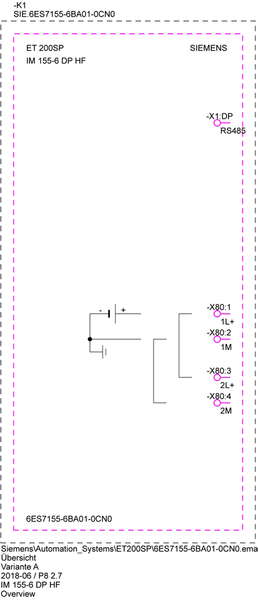 6AG1155-6BA01-7CN0 SIPLUS ET 200SP IM 155-6 DP HF Với mô-đun máy chủ và đầu nối PROFIBUS Siemens
