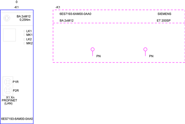 6AG1193-6AM00-7AA0 SIPLUS ET 200SP BA 2x M12 BusAdapter -40 ... +70 °C với lớp phủ bảo vệ dựa trên 6ES7193-6AM00-0AA0 Siemens
