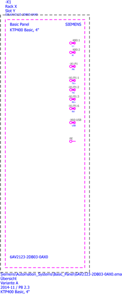 6AV2123-2DB03-0AX0 SIMATIC HMI KTP400 Cơ bản Siemens