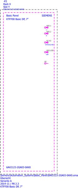 6AV2123-2GA03-0AX0 SIMATIC HMI KTP700 Màu cơ bản DP Siemens