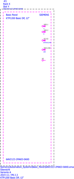 6AV2123-2MA03-0AX0 SIMATIC HMI KTP1200 Màu cơ bản DP Siemens
