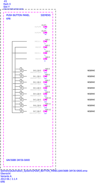 6AV3688-3AY36-0AX0 SIMATIC HMI KP8 PN Siemens