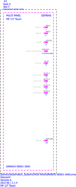 6AV6642-0EA01-3AX0 SIMATIC HMI MP177 6 cảm ứng Siemens