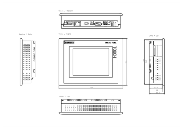 6AV6643-0AA01-1AX0 SIMATIC HMI TP277 Ex 2/22 từ ngày 1 tháng 10 năm 2020 chỉ có sẵn khi đặt hàng linh kiện thay thế Siemens